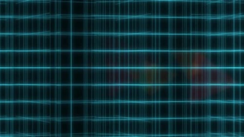 Futuristic Digital Grid Background with Moving Arrows