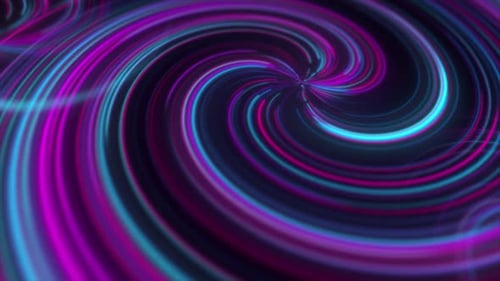 Spiral-Neonlicht-Animations-Hintergrund V1