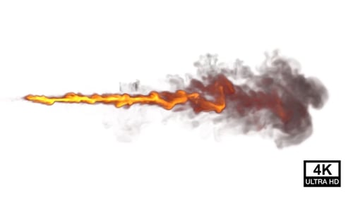 Feuer mit Smoke Stream 4K