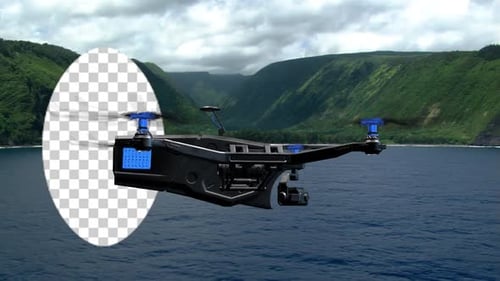 Aerial Drone Loop D4