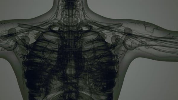 Holographic Human Body, Backgrounds Motion Graphics ft. abstract ...