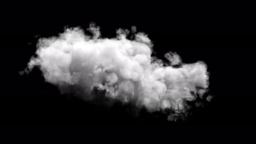 Dynamic Realistic Smoke Cloud Element Animation