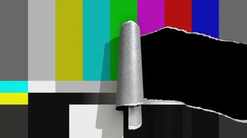 Ripped Screen Color Bar