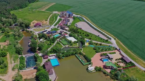 Modern recreation complex