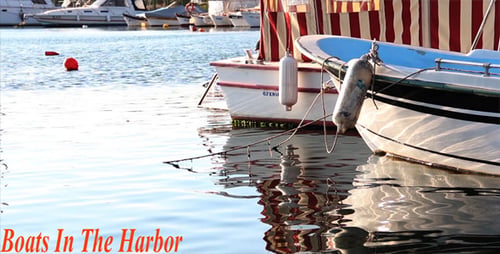 Bateaux dans le port