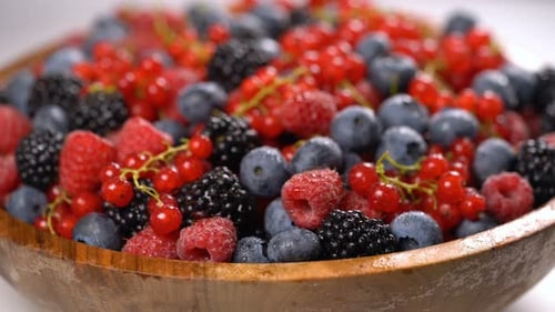 Bowl Full of Fresh Seasonal Berries