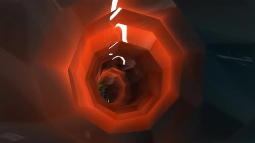 Túnel de ciencia ficción 3D