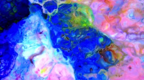 Abstract Colorful Swirls Background
