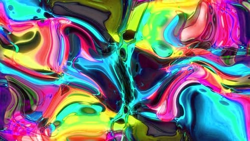 Abstrakte flüssige Malerei Textur Hintergrund Organisches Animationsvideo