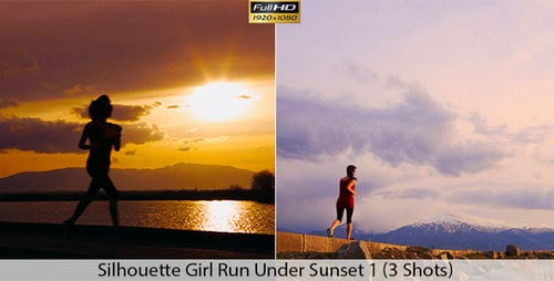 Running At Sunset / With Nature