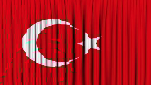 Turkey Curtain Open