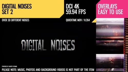 Digital Glitch Transitions and Logo Reveals Pack