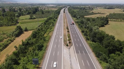 Autobahn-Verkehr