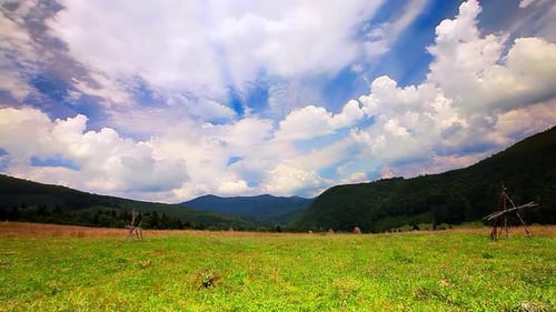 Sommerlandschaft, Zeitraffer
