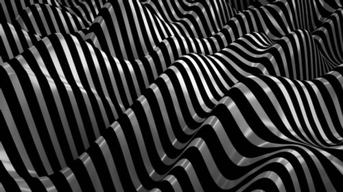 Abstrakte Wellen aus Seide