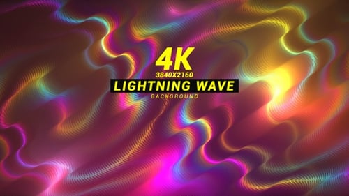 Fluid Rainbow Glow Abstract Wavy Background