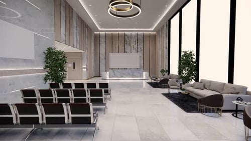 Modern hospital,health care concept.