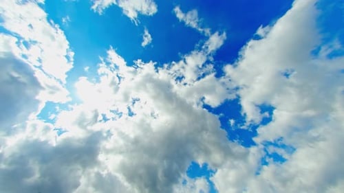 Time Lapse Beautiful Sky with Clouds
