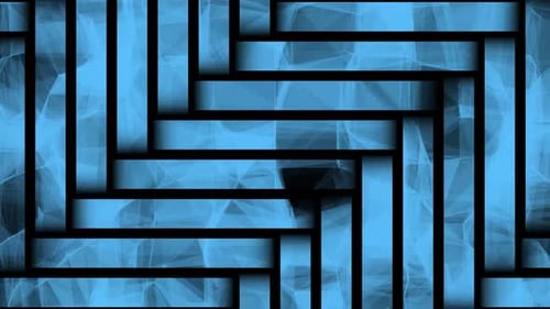 Abstract Geometric Blue Woven Pattern Background