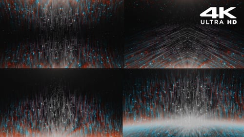 Abstract Particles Sparks