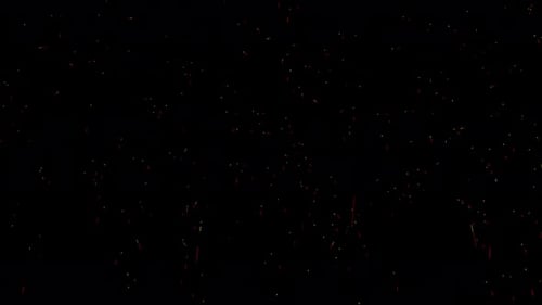 Red and Yellow Floating Sparks Loop