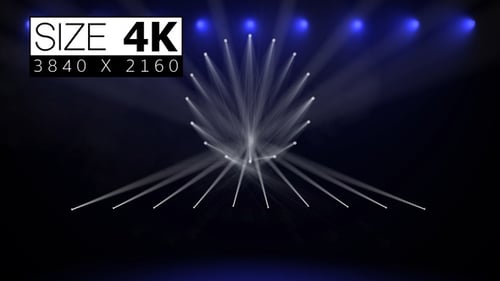 Dynamic Stage Spotlights Concert Background Animation