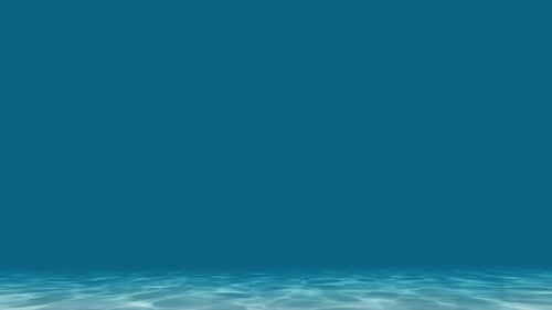 Fundo azul cáustico subaquático sobre fundo de luz profunda