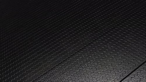 4K Black Abstract Rotating Walls Background Seamless Loop