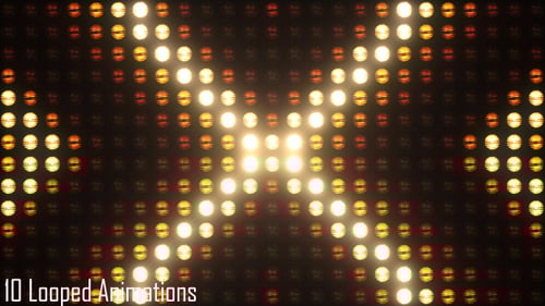 Abstract Geometric Light Wall Stage Background Loop