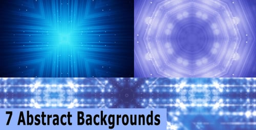 7 Stück abstrakte Hintergründe