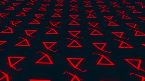 Animation of retro hypnotic motion