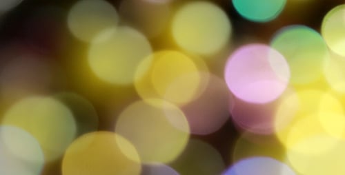 Abstract Background with Bright Bokeh Circles