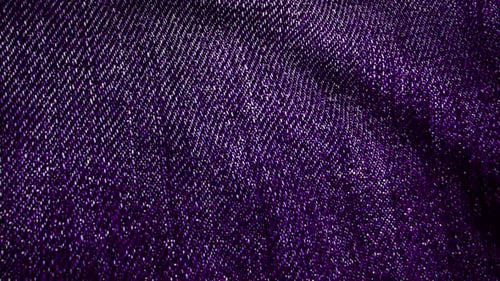 Waving Shimmering Purple Glitter Fabric Loop Background