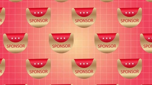 Sponsor Gold Background