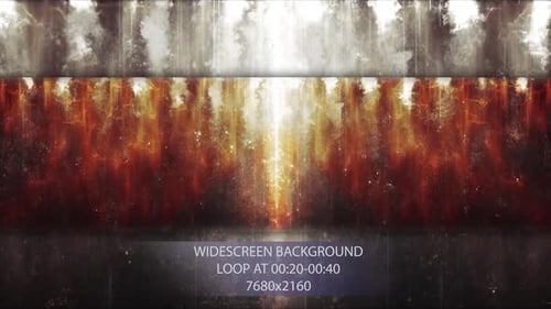 Awards Falling Particles Shower Gold Red Widescreen Background