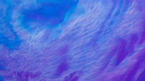 Sparkling Blue and Purple Fluid Abstract Motion Background