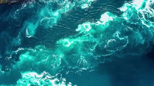 Whirlpools of the Maelstrom of Saltstraumen Nordland Norway