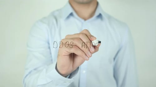 Attaque DDOS, écriture à l'écran
