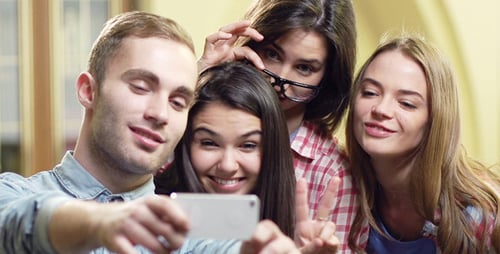 Gruppen-Selfie