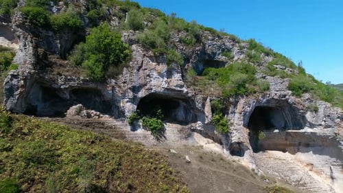 Prehistoric Caverns on Mountain