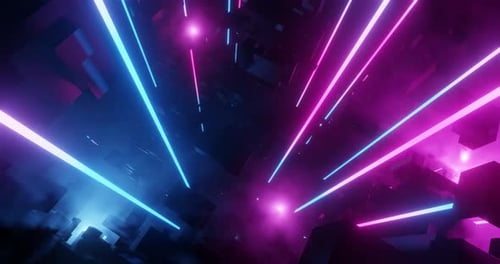 Neon City with Light Tech Digital effect.