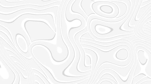 Seamless Abstract White Fluid Contour Lines Animated Background