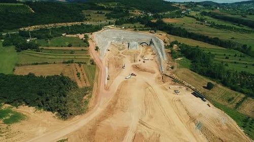 Sitio de construcción de túneles