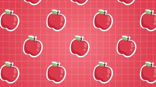Hintergrund der Apfel-Frucht-Lebensmittel