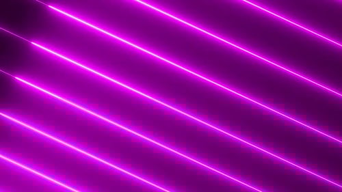 Pulsating Neon Purple Diagonal Lines Animated Background