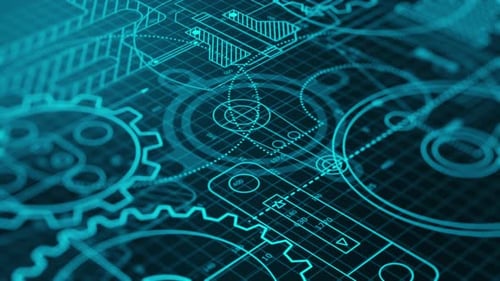 mechanical project blueprint