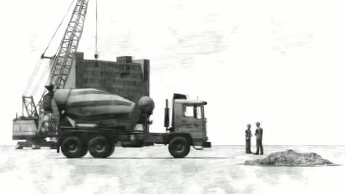 Máquina para trabajos de construcción Cuadro por cuadro