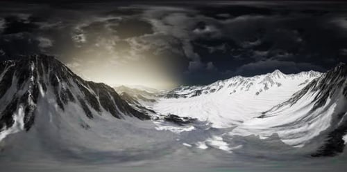 VR 360 Norway Mountains Severe Landscape