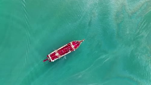 Pirate Harbor aerial view Turkey Alanya 4 K