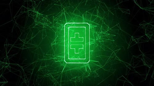 Emblem Of Crypto Currency Theta Network 4k